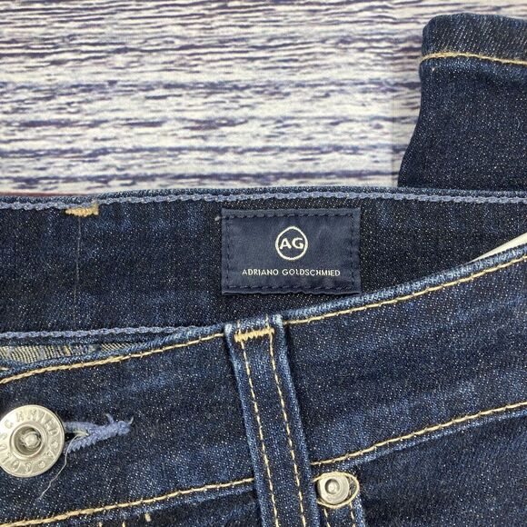 Ag Adriano Goldschmied The Mila Ankle Super High Rise Skinny Blue Jeans, Size 28 - Picture 5 of 8